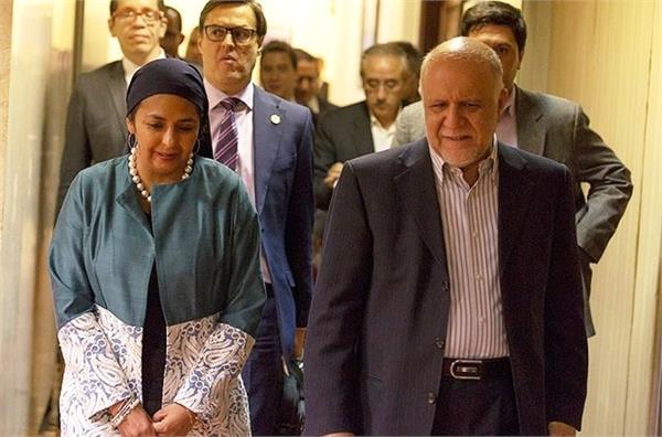 روحانی: قیمت نفت رضایت‌بخش نیست/ زنگنه:جا برای نفت ایران باز کنید