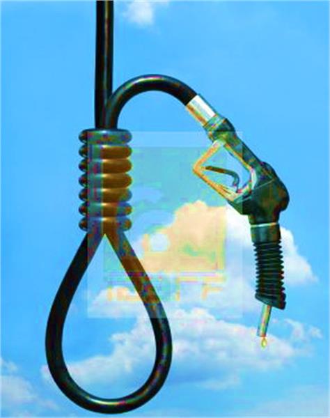 نفس آزاد بنزین در تنگنای بغض های آلوده