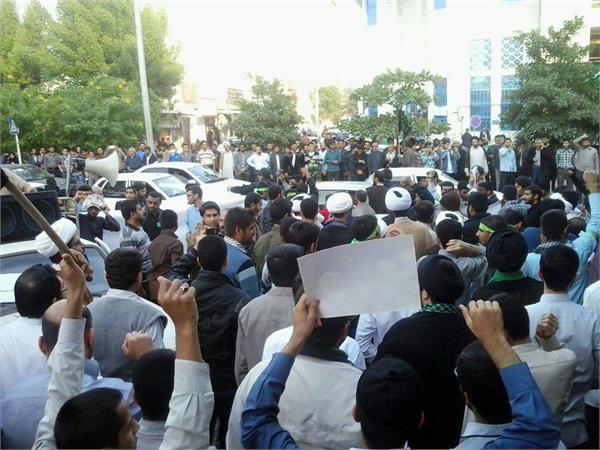 تجمع معترضان در اداره اشتغال منطقه ویژه پارس