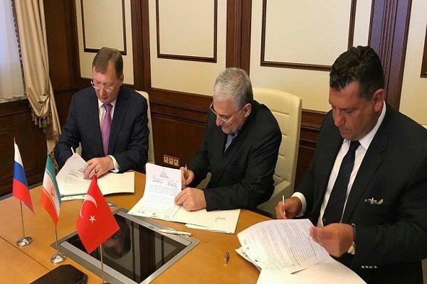 توافقنامه مشارکت نفتی سه‎جانبه ایران، ترکیه و روسیه امضا شد