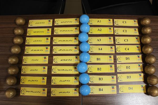 قرعه کشی سومین دوره مسابقات فوتسال اتحادیه صادرکنندگان فرآورده های نفت،گاز و پتروشیمی ایران 26