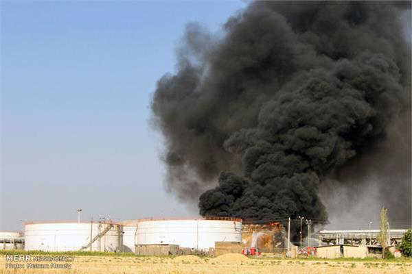 پتروشیمی بوعلی ماهشهر بازهم دچار آتش سوزی شد