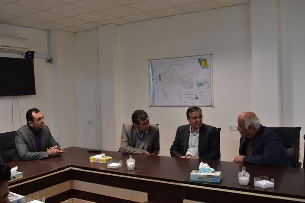بازدید رئیس هیات مدیره و دبیرکل اتحادیه اوپکس به همراه فرماندار شهرستان گمیشان و معاون اداره کل استانداری گلستان