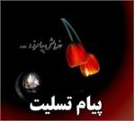 تسلیت به جناب آقای تاج الدین رئیس محترم هیات مدیره شرکت پرشین شل