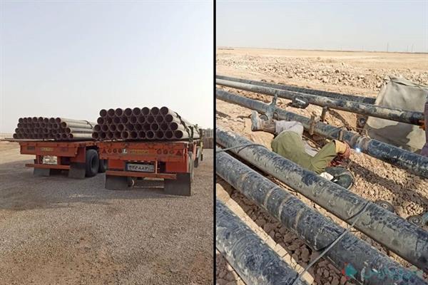 پیشرفت ۱۰ درصدی عملیات اجرای خطوط لوله جریانی میدان آزادگان جنوبی