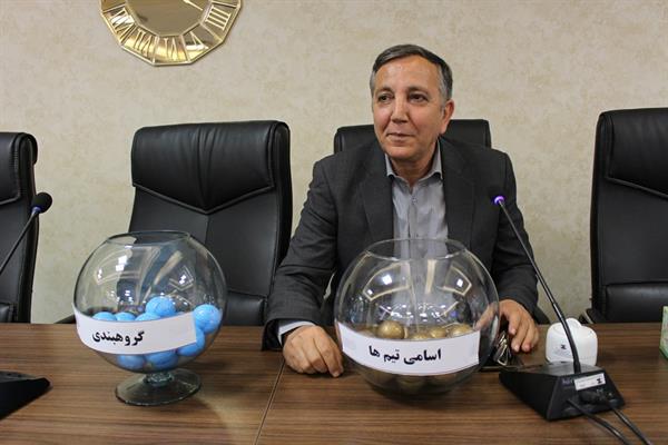 قرعه کشی سومین دوره مسابقات فوتسال اتحادیه صادرکنندگان فرآورده های نفت،گاز و پتروشیمی ایران 4