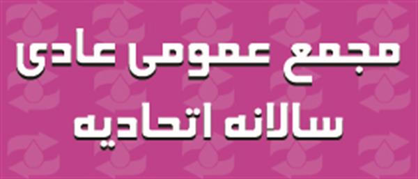 مجمع عمومی عادی سالیانه اتحادیه