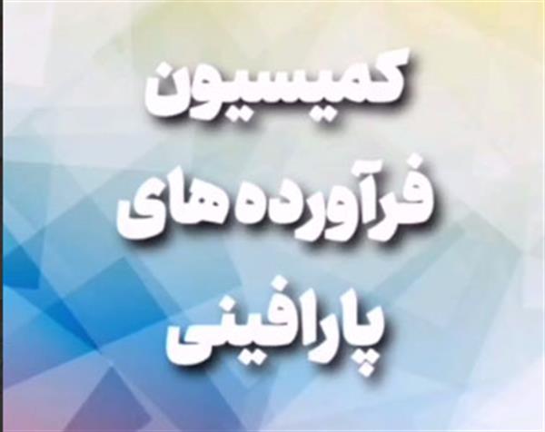 برگزاری کمیسیون فرآورده‌های پارافینی و گزارش علیرضا مزینی رئیس این کمیسیون از تصمیمات این جلسه