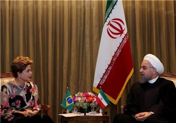 روحانی در دیدار رئیس‌جمهور برزیل: ایران علاقمند است همکاری‌های خود را با مجموعه بریکس توسعه دهد
