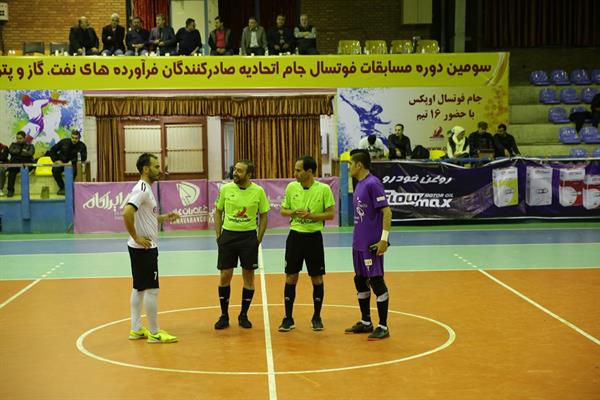 گزارش تصویری مرحله یک چهارم نهایی مسابقات فوتسال اتحادیه اوپکس 33