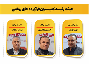 اعضای جدید هیئت رئیسه کمیسیون فرآورده های روغنی