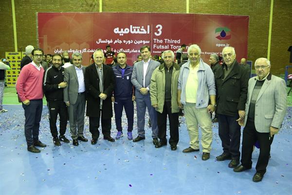اختتامیه سومین دوره مسابقات فوتسال اتحادیه 110