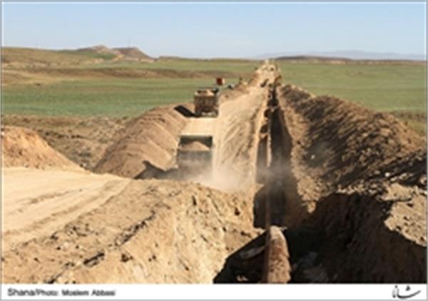 تسطیح مسیر ٥٠٠ کیلومتر از خطوط انتقال گاز