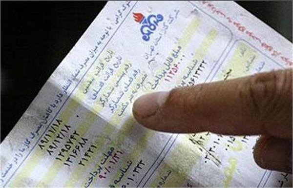 میزان بار مالی قبوض گاز پس از گرانی