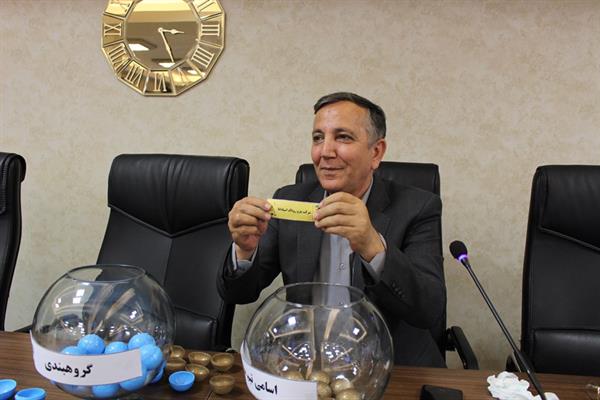 قرعه کشی سومین دوره مسابقات فوتسال اتحادیه صادرکنندگان فرآورده های نفت،گاز و پتروشیمی ایران 14