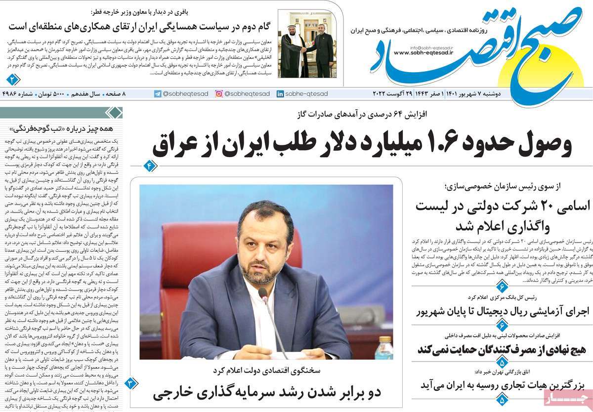 روزنامه های امروز مورخ 07-06-1401 17