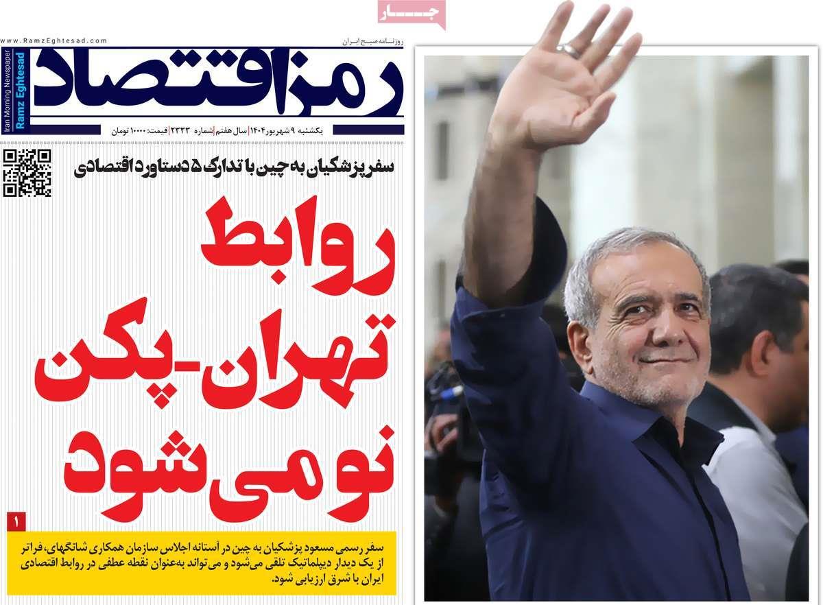 روزنامه های روز یکشنبه مورخ 09-06-1406 17